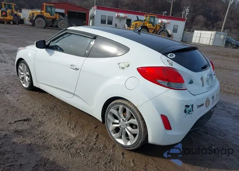 2013 Hyundai Veloster Base W/Gray из США, поврежденный, VIN KMHTC6ADXDU172829